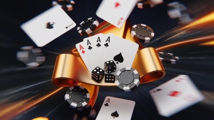 Habanero game interface showing betting options and dealer actions